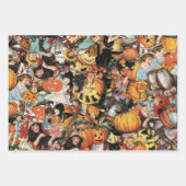  Halloween Collage Inpakpapier Vel (Voorkant 3)