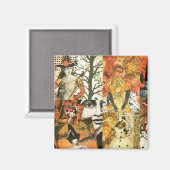  Halloween Collage Magneet (Voorkant / Achterkant)