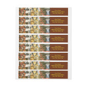  Halloween Collage Wrap Adresetiketten Adreslabel Wikkel (Vel)