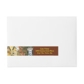  Halloween Collage Wrap Adresetiketten Adreslabel Wikkel (Voorkant)