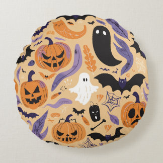 Halloween Collectie - Spook Up - Ronde Kussen