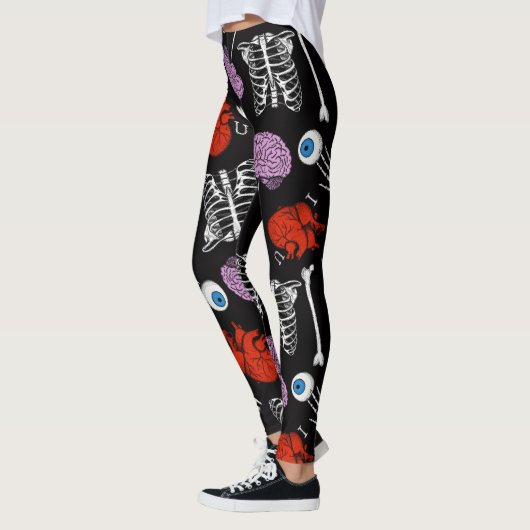 Halloween coloré Leggings (Gauche)