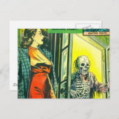  Halloween Comic Book Briefkaart (Voorkant / Achterkant)