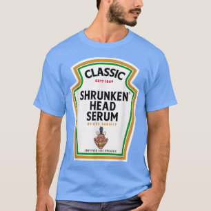 Halloween Condition Fles Shrunken Head Serum Po T-shirt