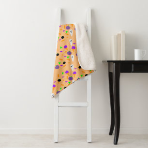 Halloween-confetti-sprinkels Geest Ijs Neon Sherpa Deken