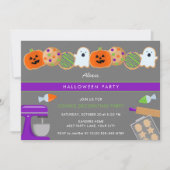 HALLOWEEN COOKIE PARTY UITNODIGING (Voorkant)