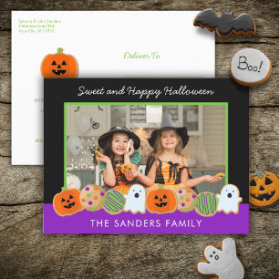 HALLOWEEN COOKIES PHOTO CARTE POSTALE
