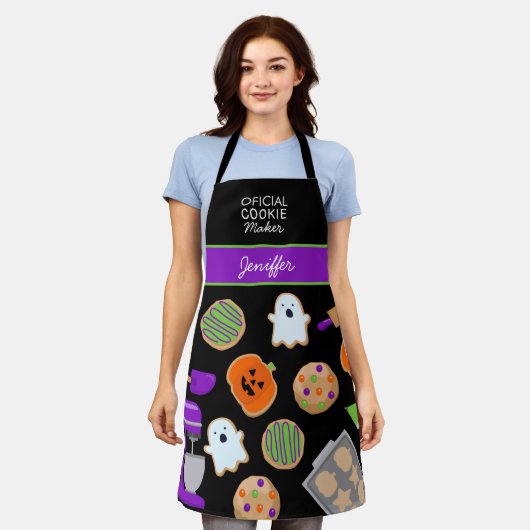 HALLOWEEN COOKIES Tout-En Imprimer Tablier (Porté)