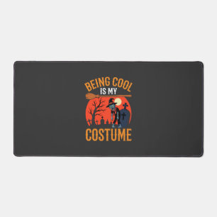 Halloween Cool Zijn Is Mijn Kostuum Zombie Ontwerp Bureaumat