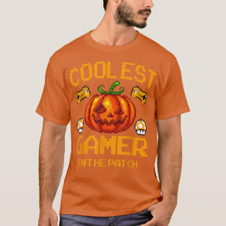 Halloween Coolest Gamer In The Patch Game Controll T-shirt