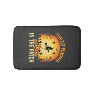 Halloween Coolste Pompoen in de Patch Heks Ontwerp Badmat