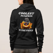 Halloween, coolste pompoen in de patch hoodie (Achterkant)