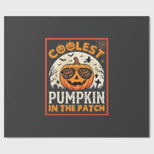 Halloween Coolste Pompoen in de Patch Zonnebril Cadeaupapier