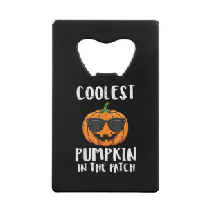 Halloween Coolste Pompoen Patch Kostuum Mannen Jon Kredietkaart Flessenopener