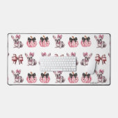 Halloween Coquette Bulldog Bow Bureaumat (Keyboard & Muis)