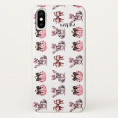 Halloween Coquette Bulldog Bow pompoen Case-Mate iPhone Case (Achterkant)