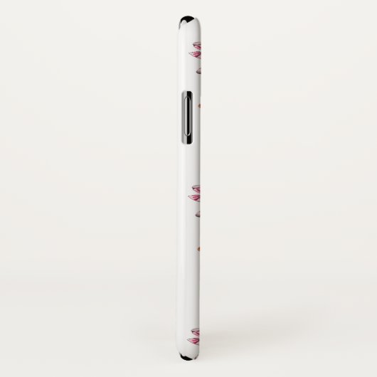 Halloween Coquette Bulldog Bow pompoen Case-Mate iPhone Case (Achterkant / rechts)