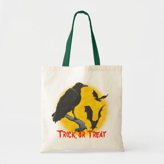 Halloween corbeau et sac de chauve-souris (Devant)