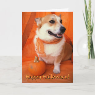 Halloween Corgi Kaart