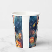 Halloween Corgi met pompoenen eng Papieren Bekers (Links)
