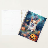 Halloween Corgi met pompoenen eng Planner (Display)