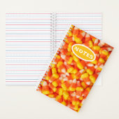Halloween Corn de bonbons Carnet spirale (À l'intérieur)