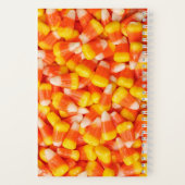 Halloween Corn de bonbons Carnet spirale (Verso)