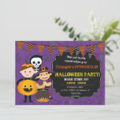 HALLOWEEN COSTUME ANNIVERSAIRE INVITATION (Debout devant)