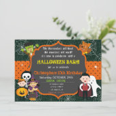 HALLOWEEN COSTUME BASTHDAY INVITATION (Debout devant)