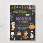 Halloween Costume fête Anniversaire Invitation (Devant)