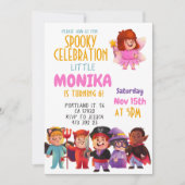 Halloween Costume fête Anniversaire Invitation (Devant)