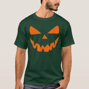 Halloween Costume Jack O' Lantern Pumpkin Face Wom T-shirt