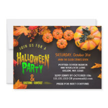 Halloween Costume Party Black Sinaasappel