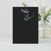 Halloween Costume Party Blank Custom Invitation Kaart (Staand voorkant)