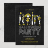 Halloween Costume Party Kaart (Voorkant / Achterkant)