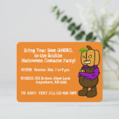 Halloween Costume Party Personnalisable Invitation (Debout devant)