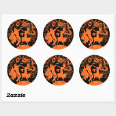  Halloween Costume Party Ronde Sticker (Vel)