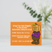 Halloween Costume Party sur mesure invitation (Debout devant)