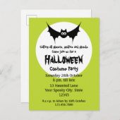 Halloween Costume Party Uitnodiging Briefkaart (Voorkant / Achterkant)