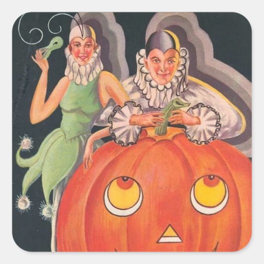  Halloween Costume Party Vierkante Sticker (Voorkant)