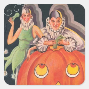  Halloween Costume Party Vierkante Sticker