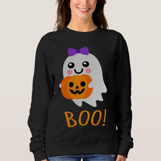 Halloween Costume  Sweet Ghost Jack o Lantern Trui (Voorkant)