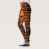 Halloween Costume Tiger Stripes Leggings (Gauche)