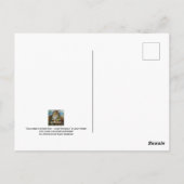 Halloween Costume Vampire Mouse Waterverf Art Briefkaart (Achterkant)