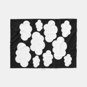 Halloween Costume White Clouds Fleece Deken (Voorkant (Horizontaal))