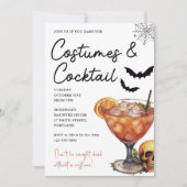 Halloween Costumes & Cocktails Invitation (Devant)