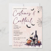 Halloween Costumes & Cocktails Invitation (Devant)