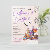 Halloween Costumes & Cocktails Invitation (Debout devant)