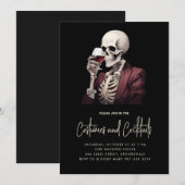 Halloween Costumes & Cocktails Invitation de la fê (Devant / Derrière)