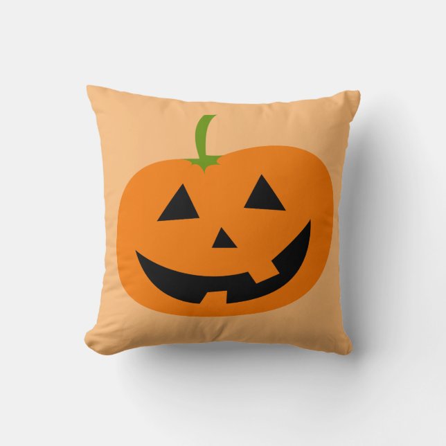 Halloween coussin à lanterne citrouille (Recto)